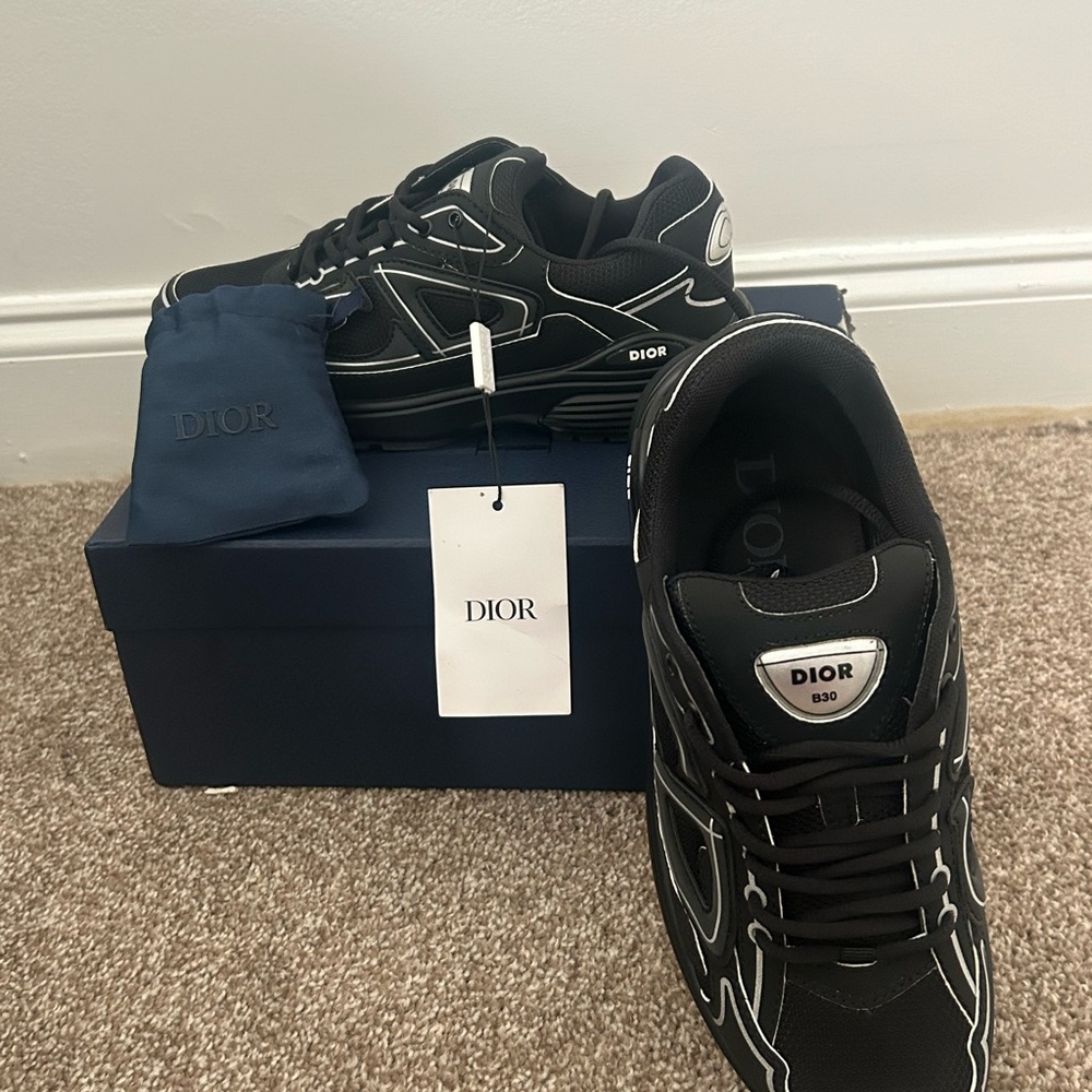 Dior Black and White B30 Sneakers